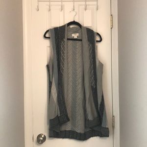 LOFT Sleeveless Cardigan